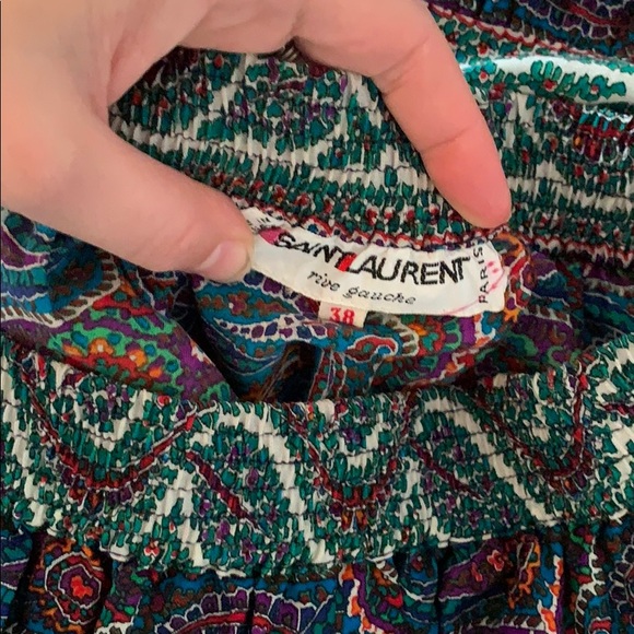 Saint Laurent Rive Gauche Vintage Skirt - Picture 6 of 7